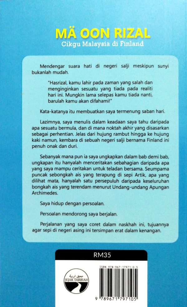 Mä Oon Rizal : Travelog Cikgu Malaysia di Finland | Hasrizal Abdul Jamil