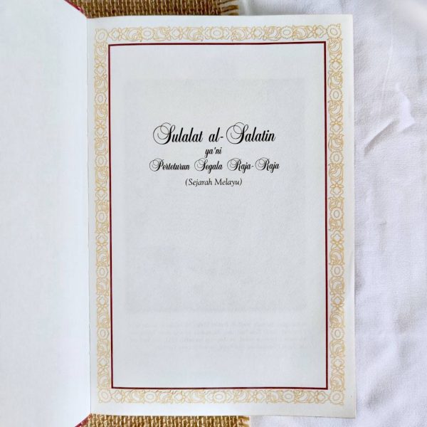 sendbook_Karya_Agung_Sulalat_Al_Salatin_inside_page_1 Karya Agung Sulalat Al-Salatin | Tun Sri Lanang | Yayasan Karyawan